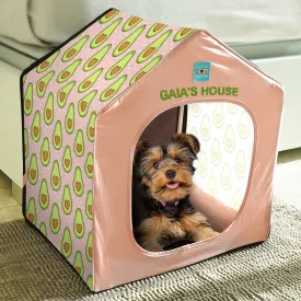 💤 Personalized Portable Dog Bed / Cat House   Removable Cushion Bed Included