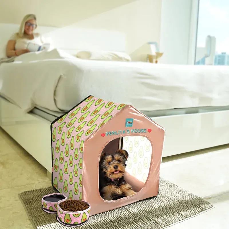 💤 Personalized Portable Dog Bed / Cat House   Removable Cushion Bed Included
