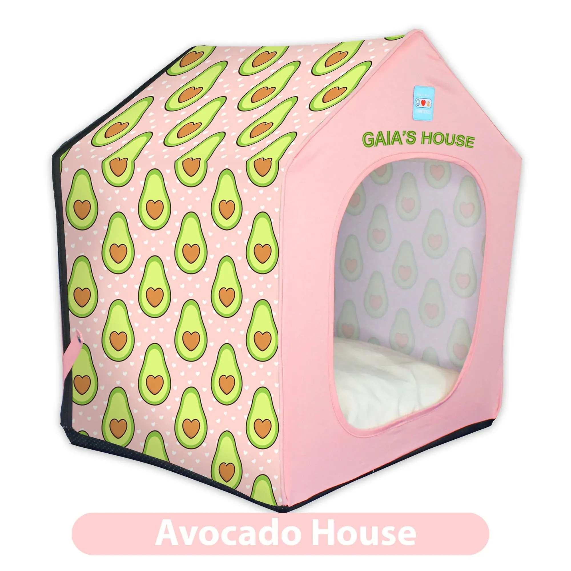 💤 Personalized Portable Dog Bed / Cat House   Removable Cushion Bed Included