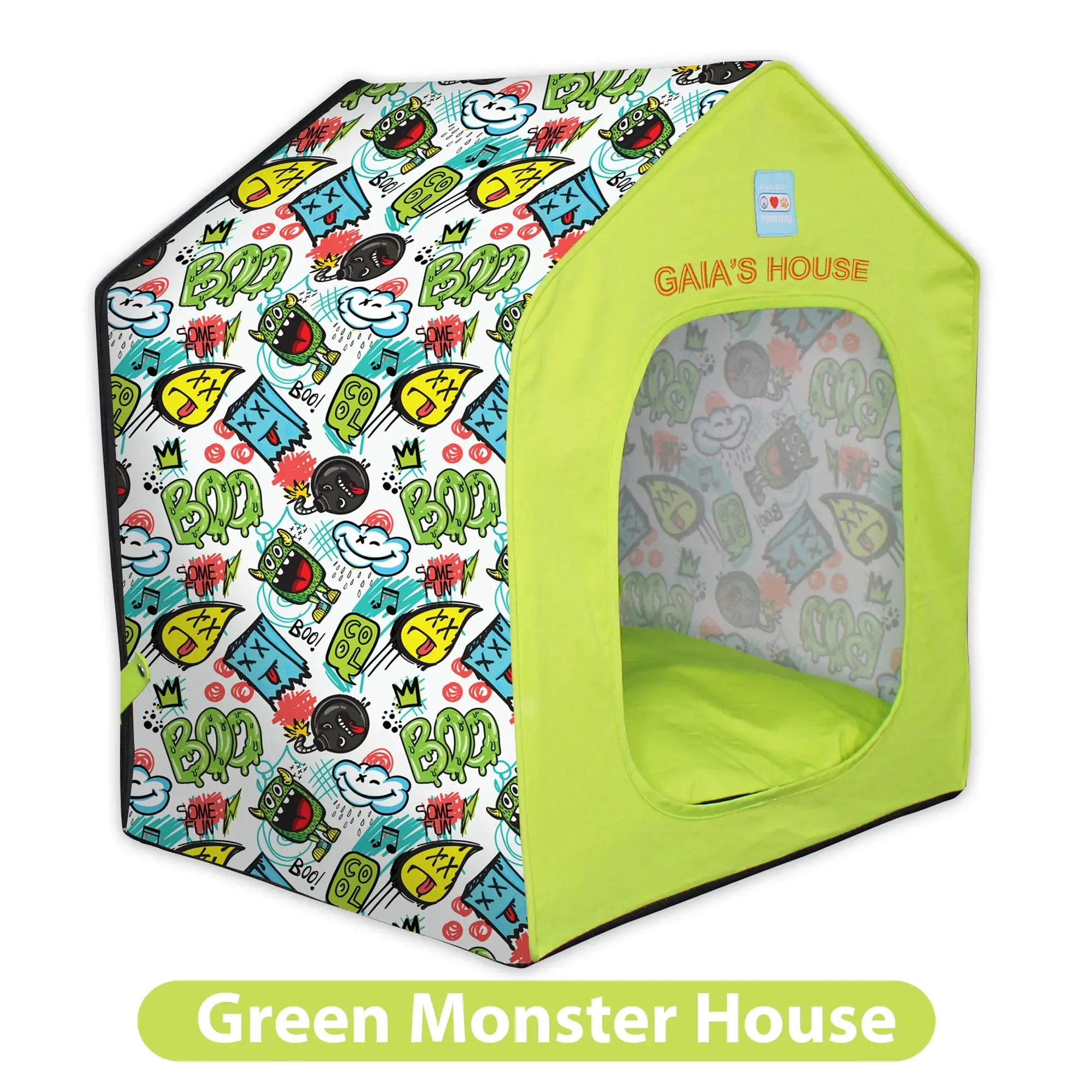 💤 Personalized Portable Dog Bed / Cat House   Removable Cushion Bed Included
