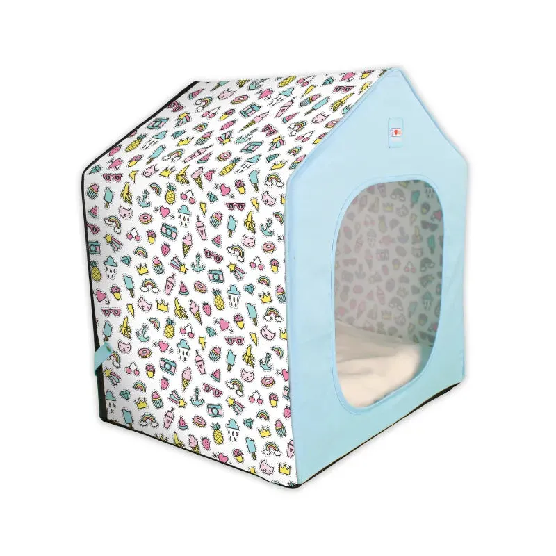 💤 Portable Bed Dog / Cat House   Removable Cushion Bed Included