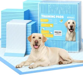 50-Pack X-Large Puppy Pads - 34" x 28" Pee Pads for Dogs Potty Training with Leak-Proof Quick-Dry Design, 6-Layer Dog Pads Extra Large, Blue