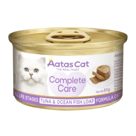 Aatas Cat Complete Care Tuna & Ocean Fish Loaf 80g