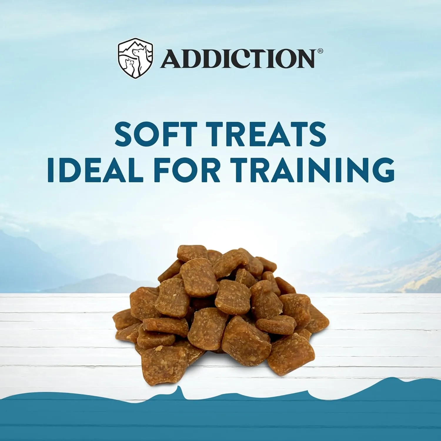 Addiction Meaty Bites - Hypoallergenic Dog Treats - Made in New Zealand - High Meat Content - Gluten and Grain-Free - Soft and Allergy Friendly Dog Treats (Beef, 4 Ounces - 3 Packs)