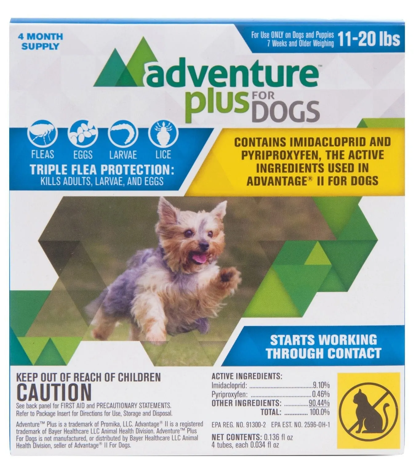 Adventure Plus for Dogs, 4 pk