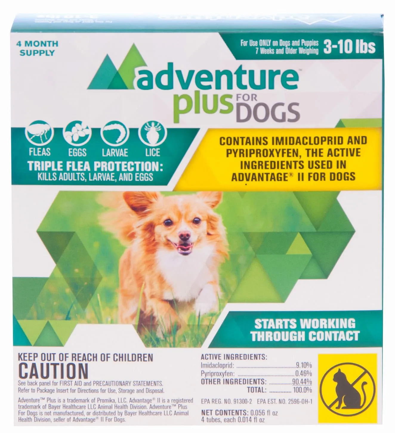 Adventure Plus for Dogs, 4 pk