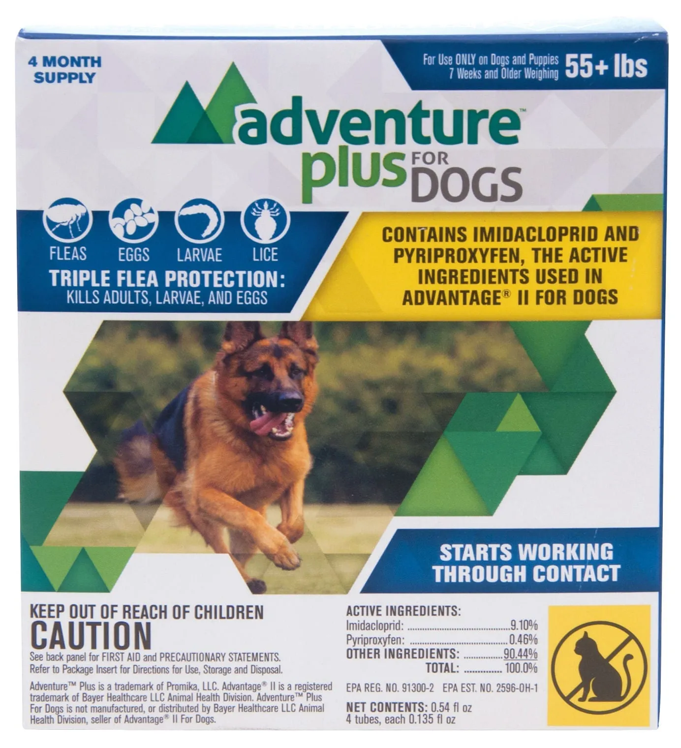 Adventure Plus for Dogs, 4 pk