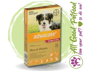 Advocate for Large Dogs 10kg - 25kg - 3 Pack