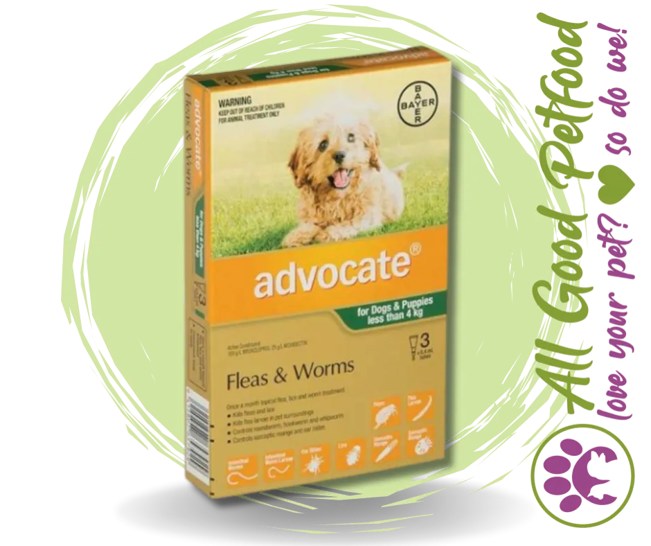 Advocate for Small Dogs/Puppies 4kg and Under - 3 Pack