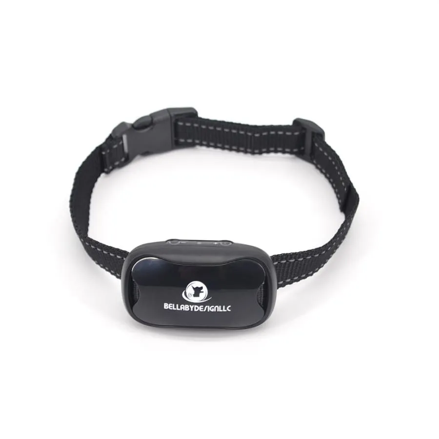 Anti barking collar No SHOCK collar BLACK   EXTRA BATTERY
