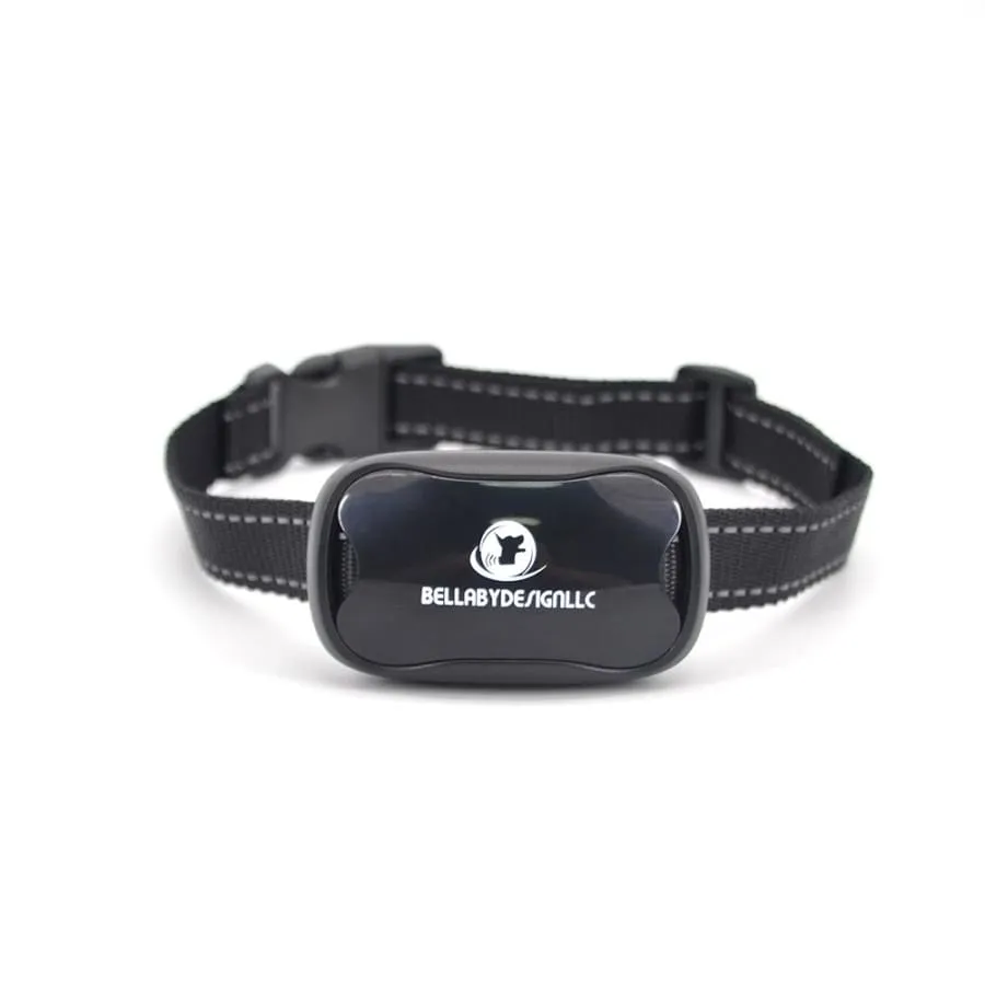 Anti barking collar No SHOCK collar BLACK   EXTRA BATTERY