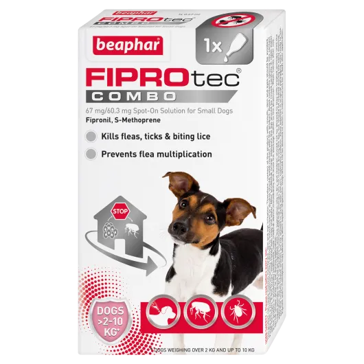 Beaphar FIPROtec® COMBO Flea, Flea Egg and Tick Treatment For Dogs