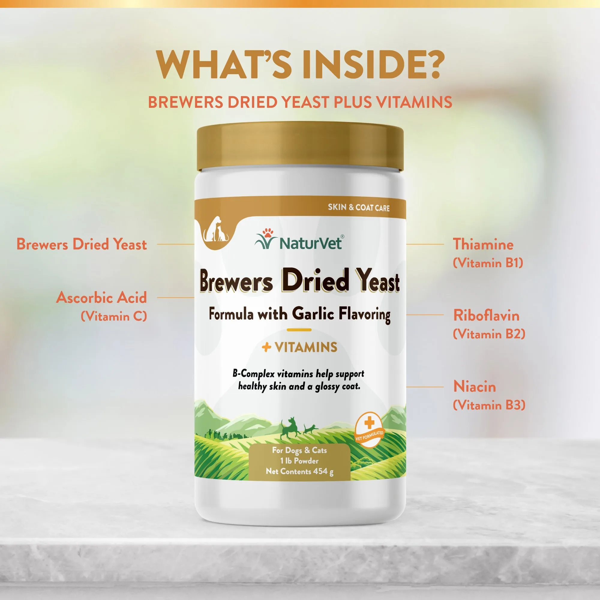 Brewers Dried Yeast With Garlic Powder