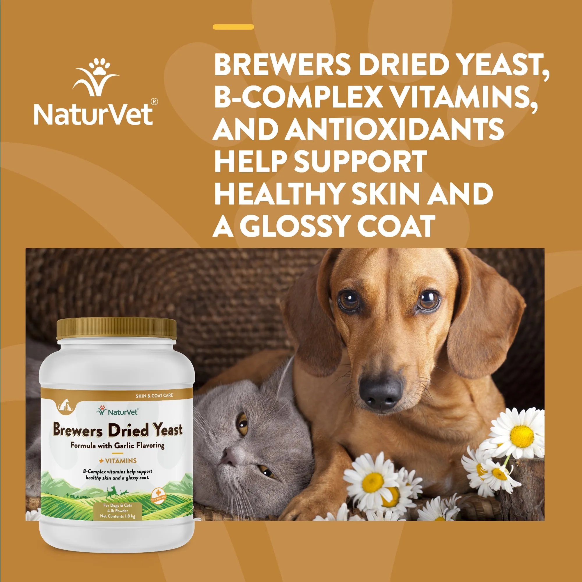 Brewers Dried Yeast With Garlic Powder