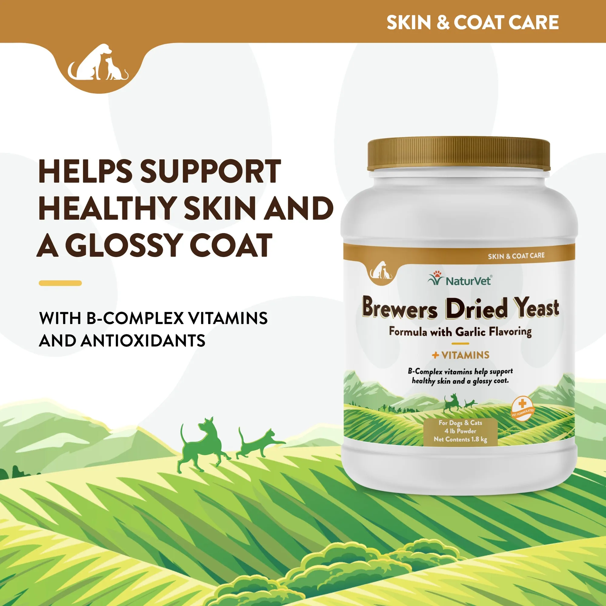 Brewers Dried Yeast With Garlic Powder