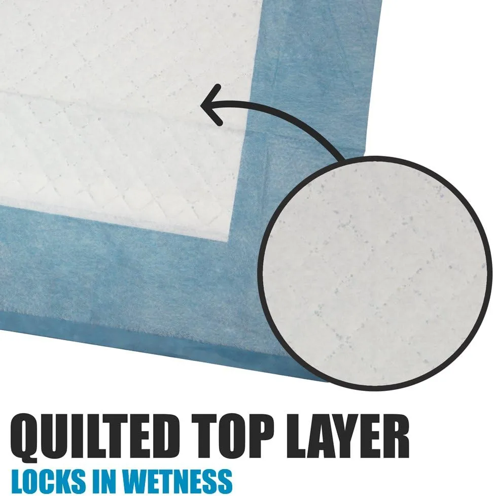 BV Puppy Pads Leak-Proof 100 Count 22"x 22" | Pee Pads for Dogs Quick Absorb 6-Layer - Dog Pee Pads - Dog Pads 100 Pack - Potty Pads for Dogs - Puppy Pee Pads, Pee Pad Training Pads