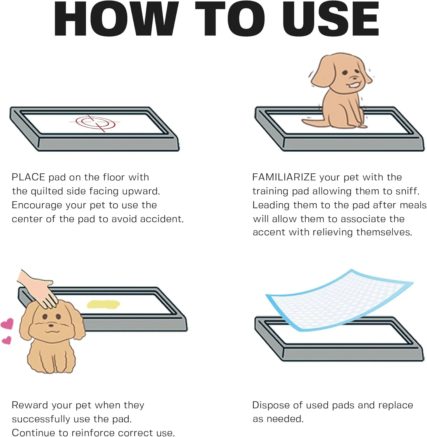 BV Small Puppy Pads Leak-Proof 17"x24" [100CT] | Pee Pads for Dogs Ultra Absorbent 6-Layer Pets Potty Training Pads for Dogs, Dog Pad for Cat, Rabbit, Guinea Pig