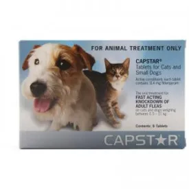 Capstar 0-11KG Cats & Small Dogs 6 Pack