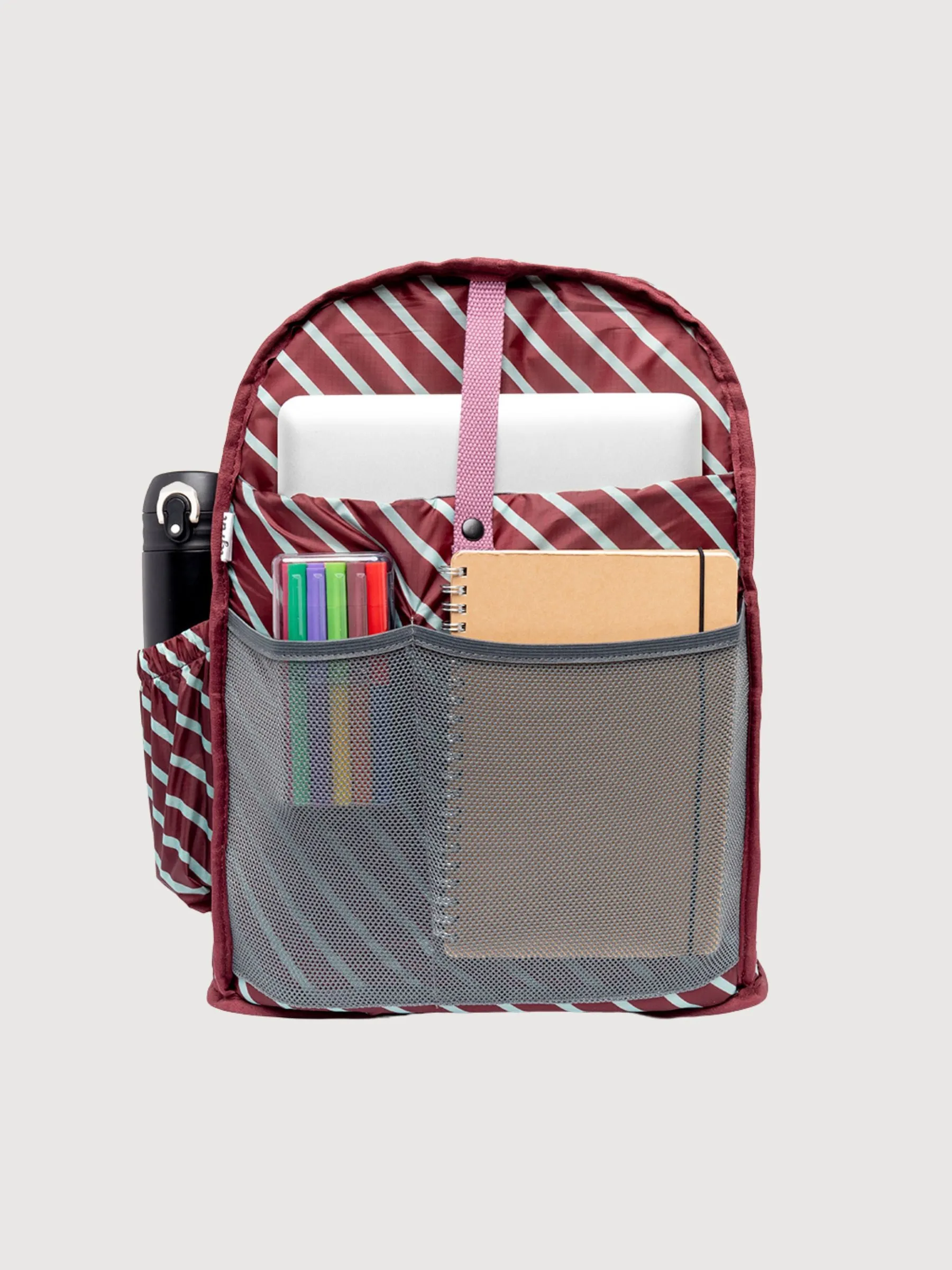 Capsule Stripes Mauve Backpack | Lefrik