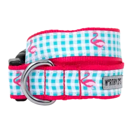 Collar | Gingham Flamingos