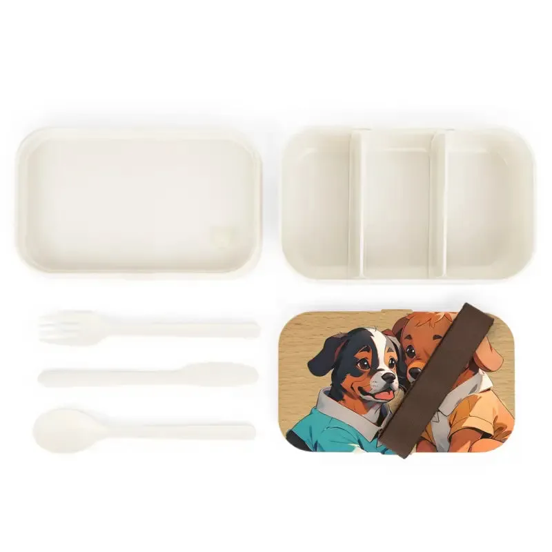Cute Dogs Pla Bento Box for Busy Bees