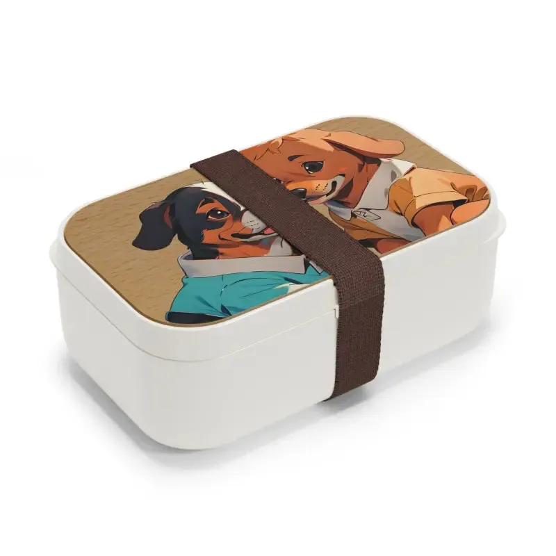 Cute Dogs Pla Bento Box for Busy Bees