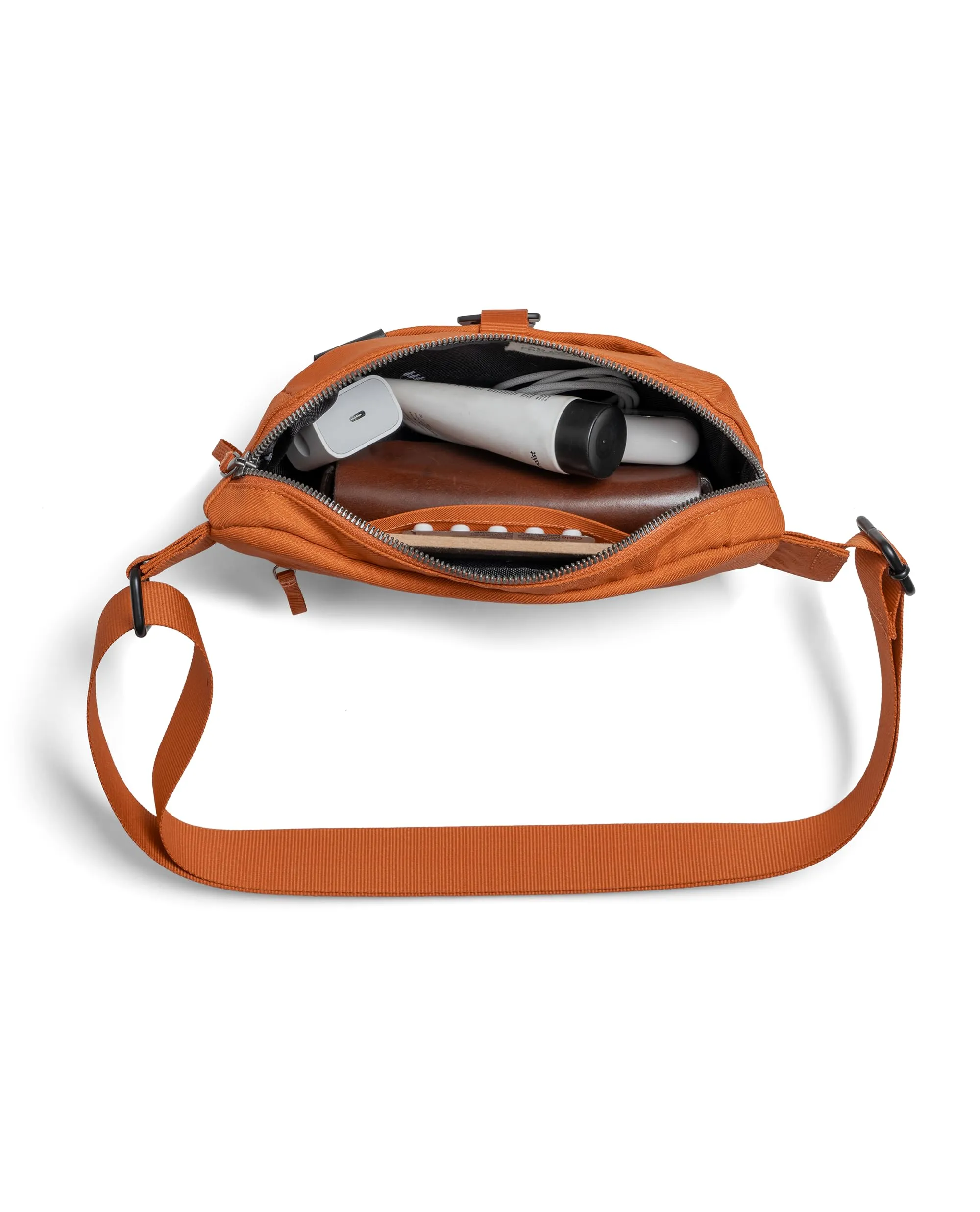 DailyObjects Monkey Shoulder Orbit Fanny Sling Crossbody Waist Bag for Men & Women I Adjustable Straps with G-Hook Closure 100% Recycled Travel Pouch|Stylish & Spacious Unisex Bag Handcrafted in India