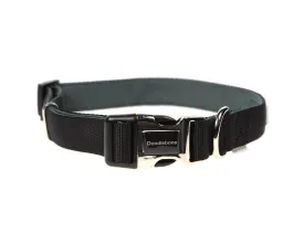 Doodlebone Padded Dog Collar - Black Coal