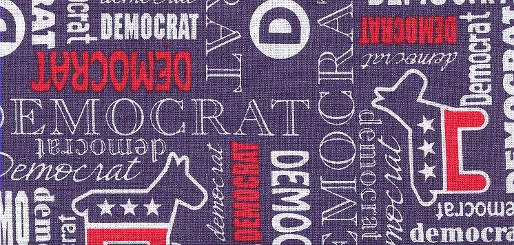 Elmo's Closet Democrat Dog Collar