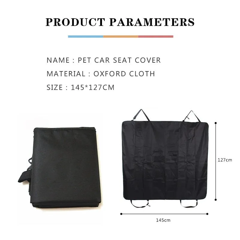 Foldable Waterproof Easy to Clean Dog Car Seat Cover