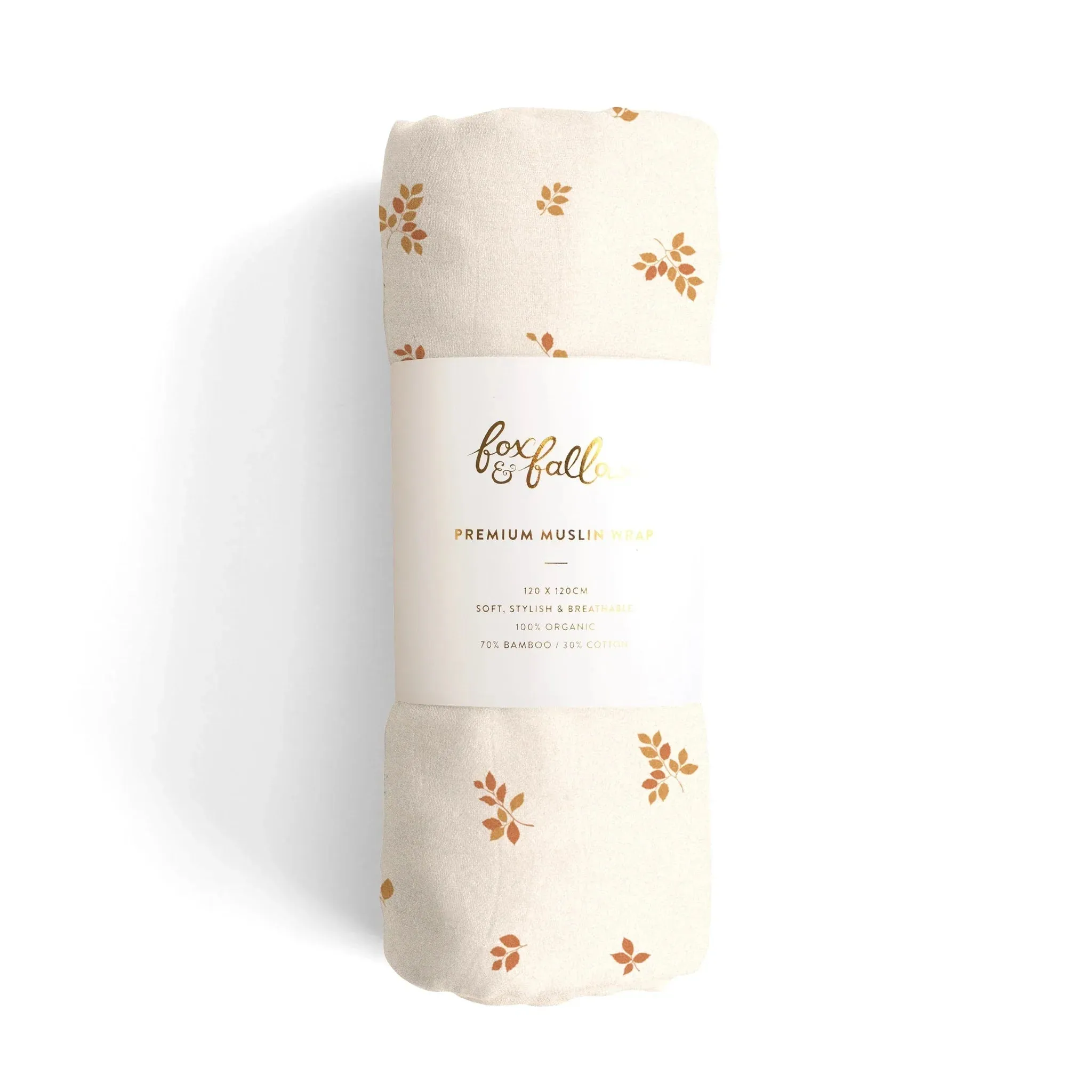 Fox & Fallow - Organic Muslin Wrap Swaddle (Birch)