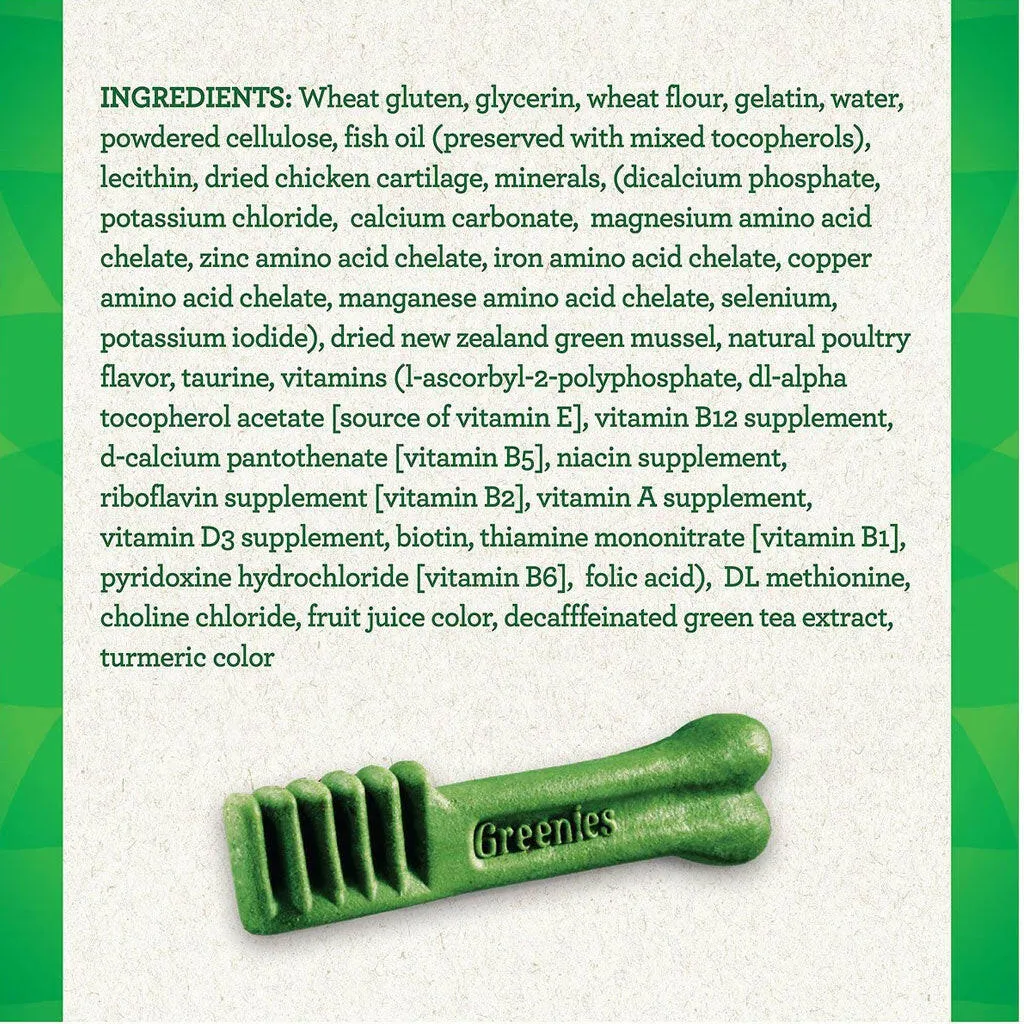Greenies Aging Care Regular Dental Dog Treats, 27 count