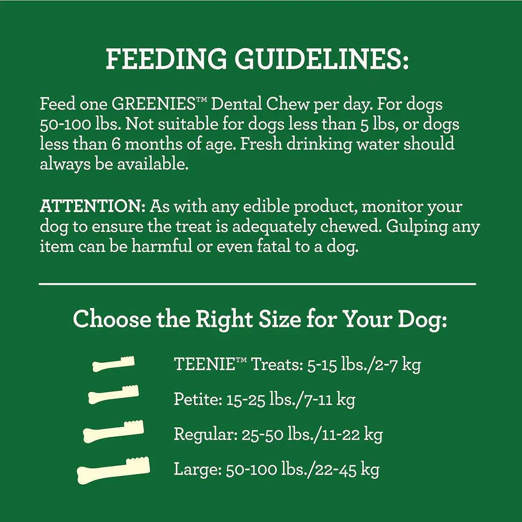 Greenies Aging Care Regular Dental Dog Treats, 27 count