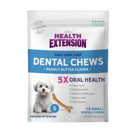 Health Extension Peanut Butter Flavor Dental Chews For Dogs
