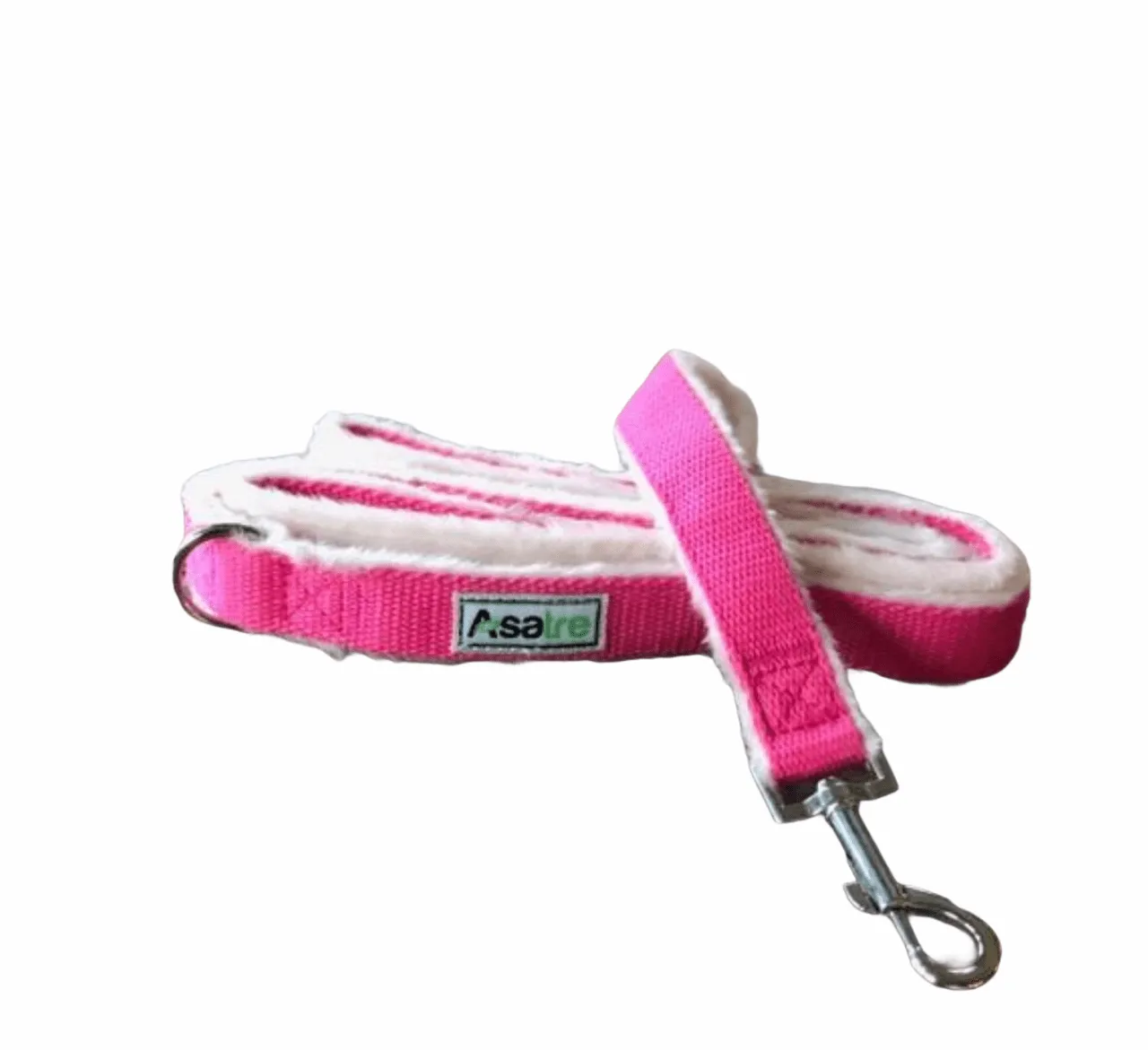 Hemp Dog Harness and Leash Set - Pink