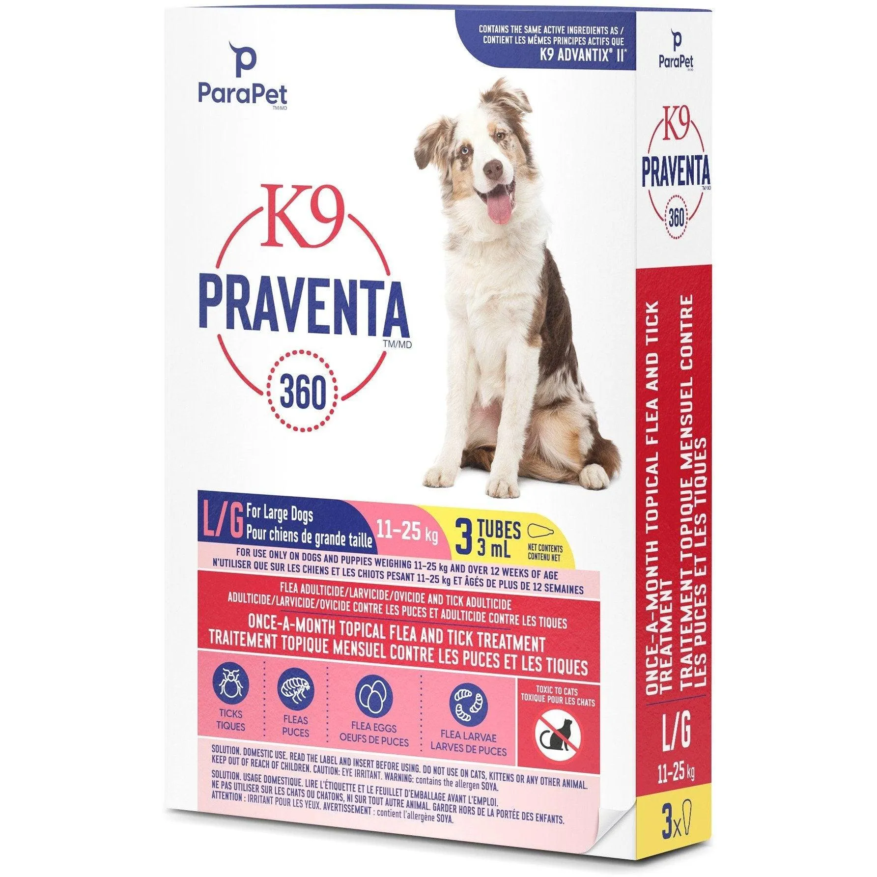 K9 Praventa 360 Large Dogs 11 - 25 Kg