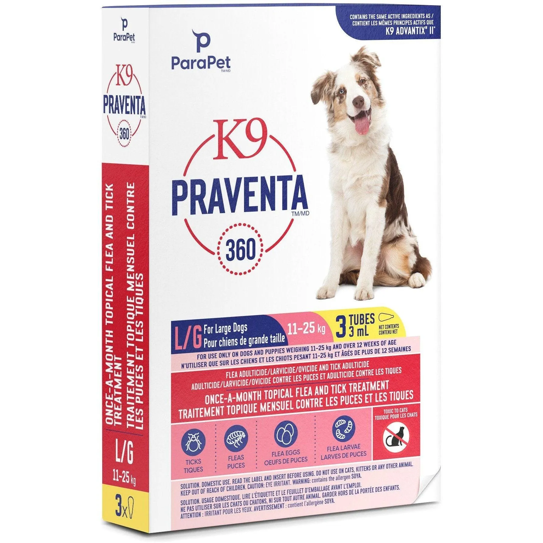K9 Praventa 360 Large Dogs 11 - 25 Kg