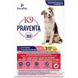 K9 Praventa 360 Large Dogs 11 - 25 Kg