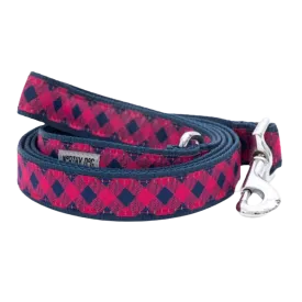 Leash | Bias Buffalo Plaid Pink & Navy