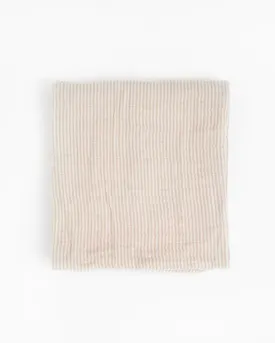 Little Unicorn Organic Cotton Muslin Swaddle Blanket / Sand Stripe