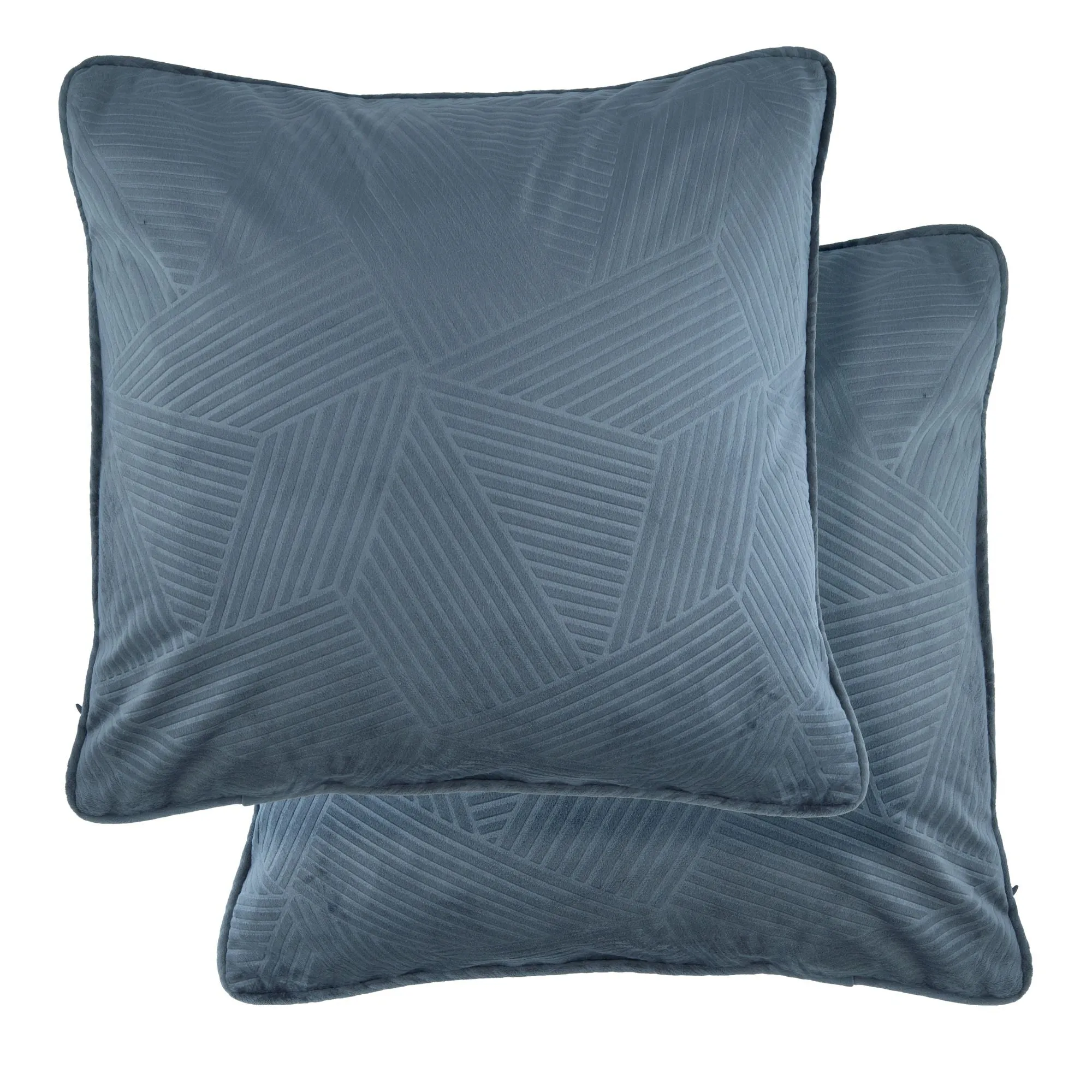 Midnight Cut Velvet Cushion