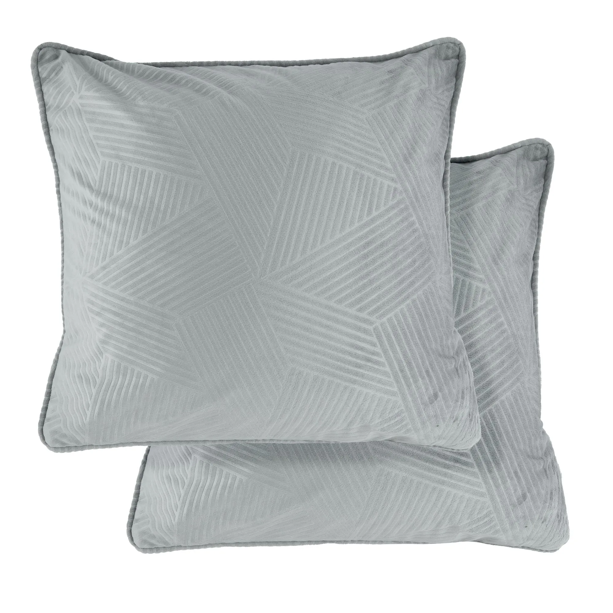 Midnight Cut Velvet Cushion