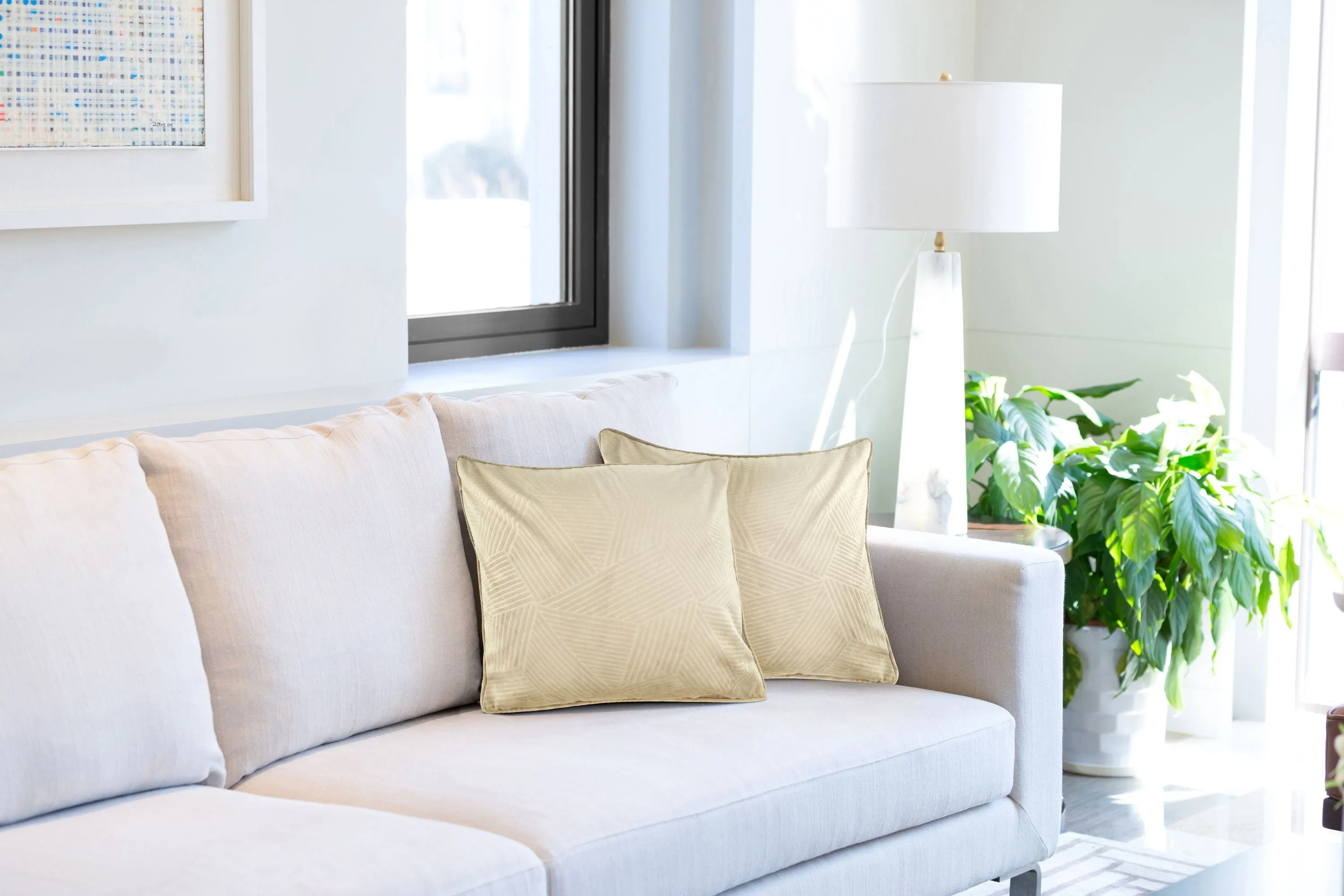 Midnight Cut Velvet Cushion