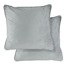 Midnight Cut Velvet Cushion
