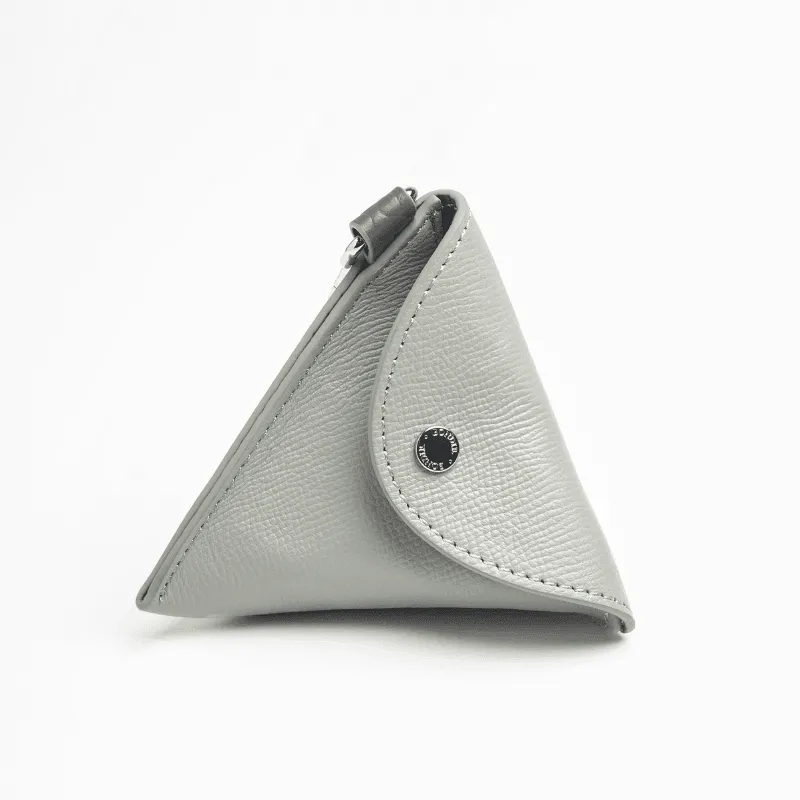 Moonstone Leather Poop Bag (Reversed Side)