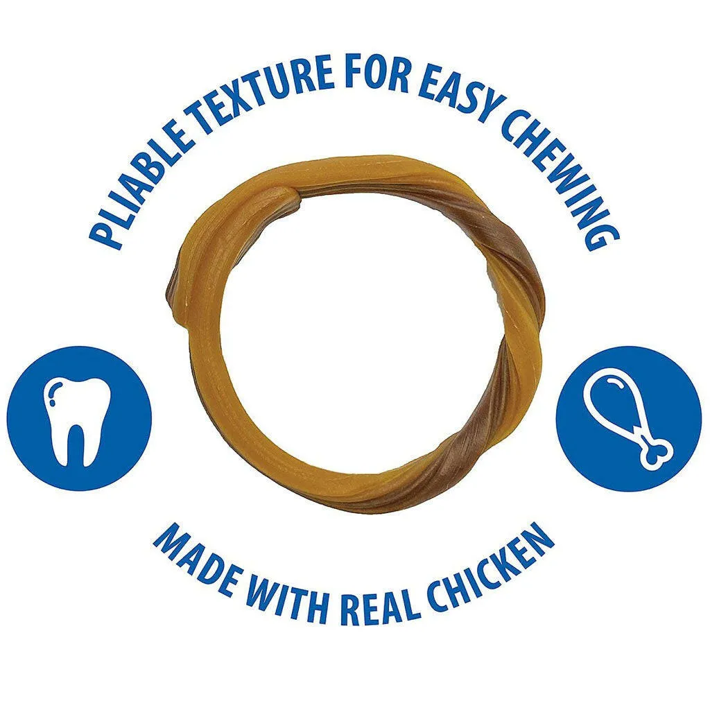 N-Bone Senior Dogs 6  & Over Dental Rings Chicken Flavor, 7 count
