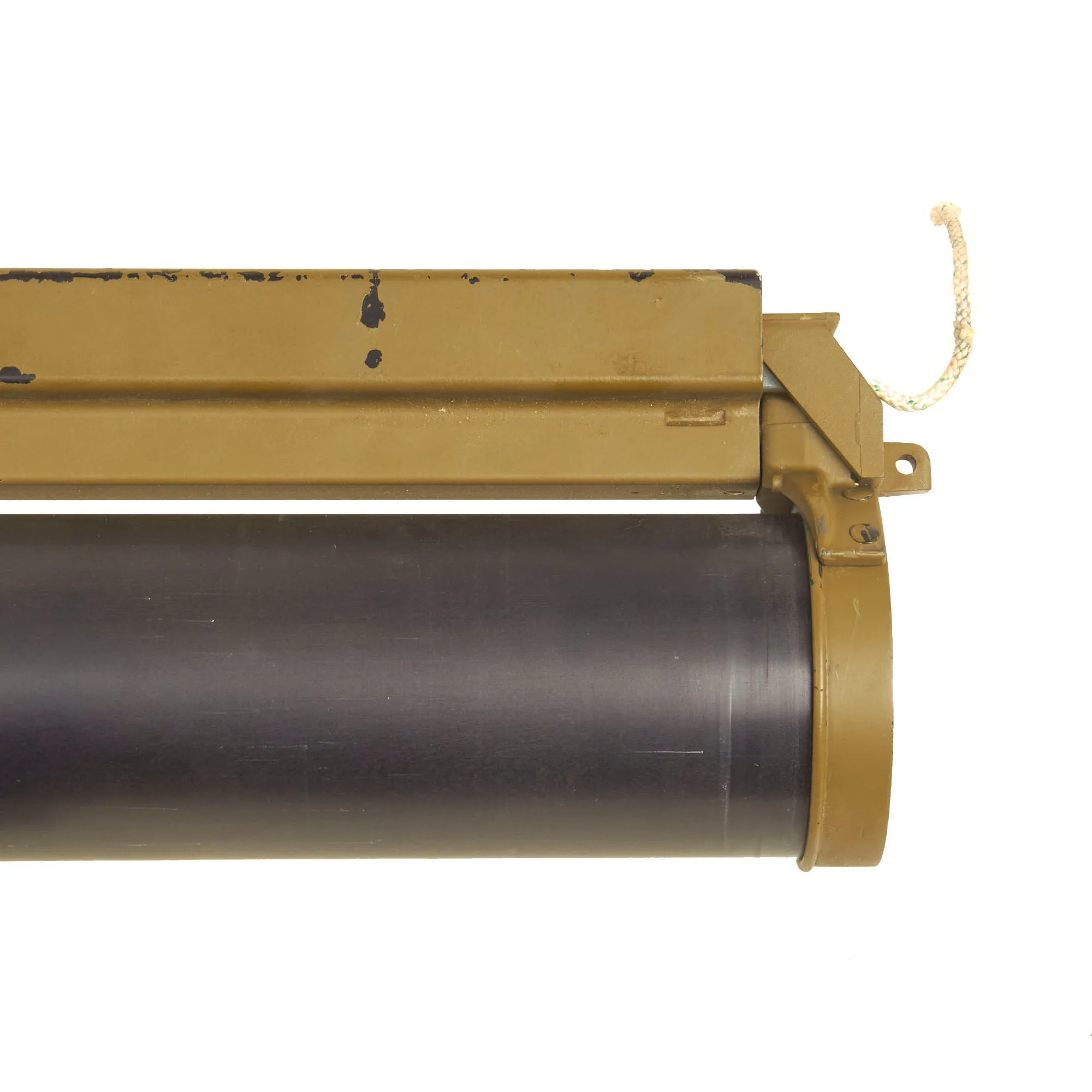 Original U.S. Global War on Terror INERT M72A7 Light Anti-Tank Weapon LAW Rocket Propelled Grenade Launcher With Picatinny Rail and Sling Assembly