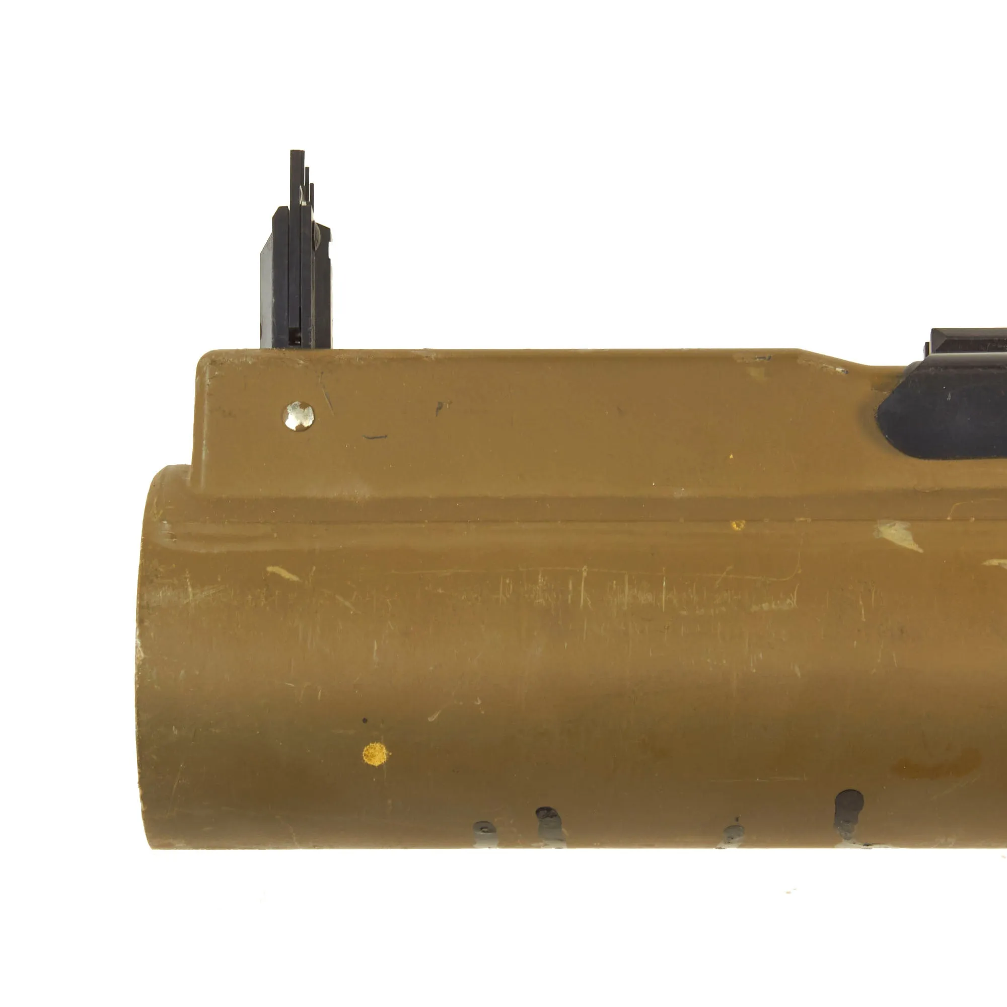 Original U.S. Global War on Terror INERT M72A7 Light Anti-Tank Weapon LAW Rocket Propelled Grenade Launcher With Picatinny Rail and Sling Assembly