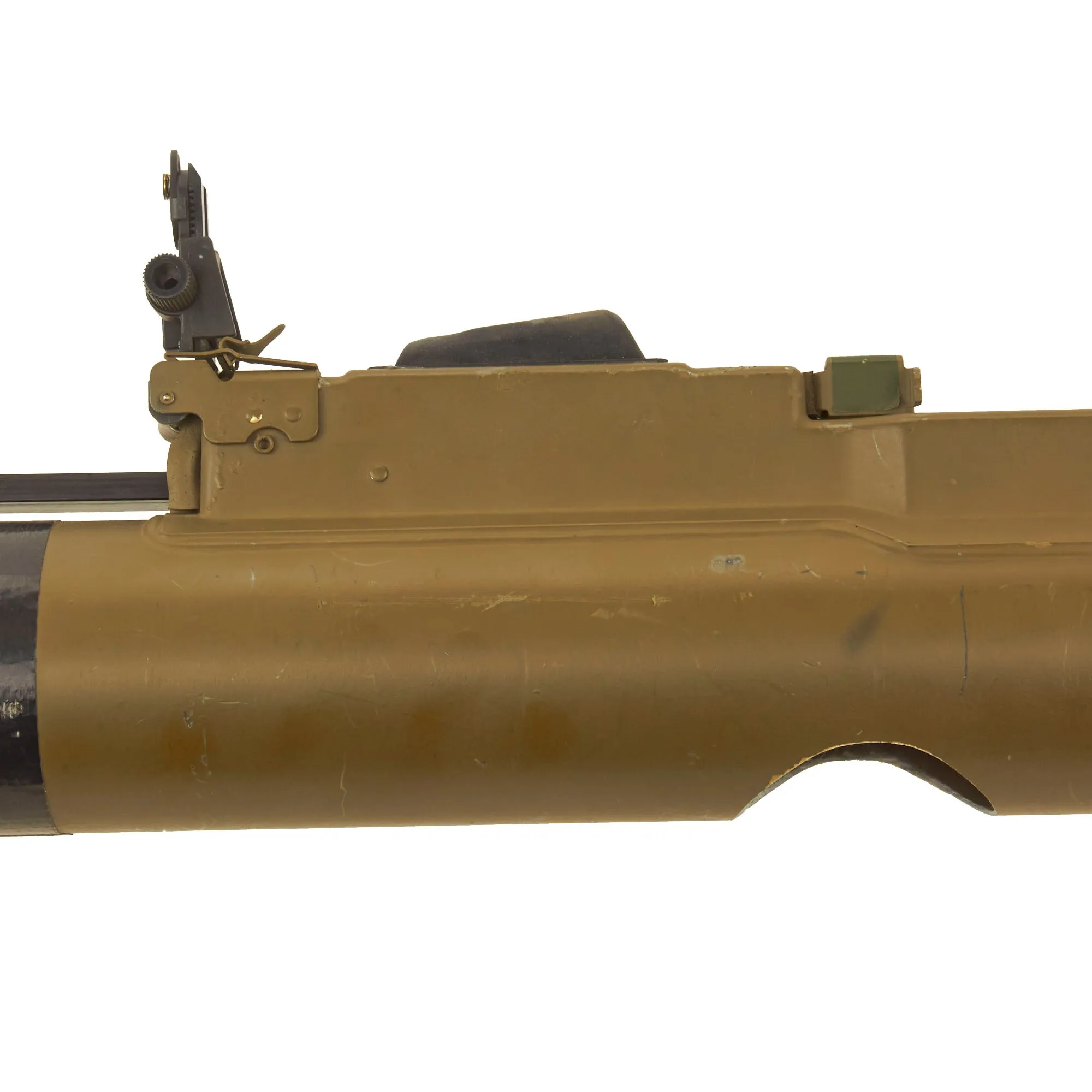 Original U.S. Global War on Terror INERT M72A7 Light Anti-Tank Weapon LAW Rocket Propelled Grenade Launcher With Picatinny Rail and Sling Assembly