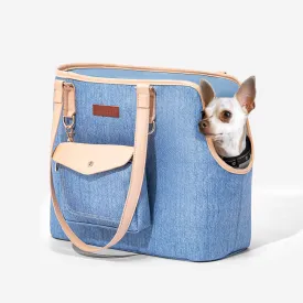 PETSFIT Vira Blazer Stylish Denim Pet Tote Bags